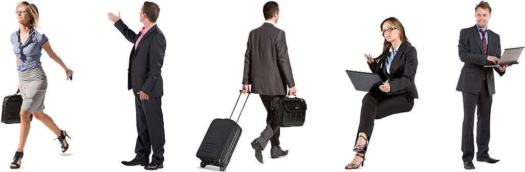Business People Png Free Download - Cut Out Business People Png (1030x342), Png Download