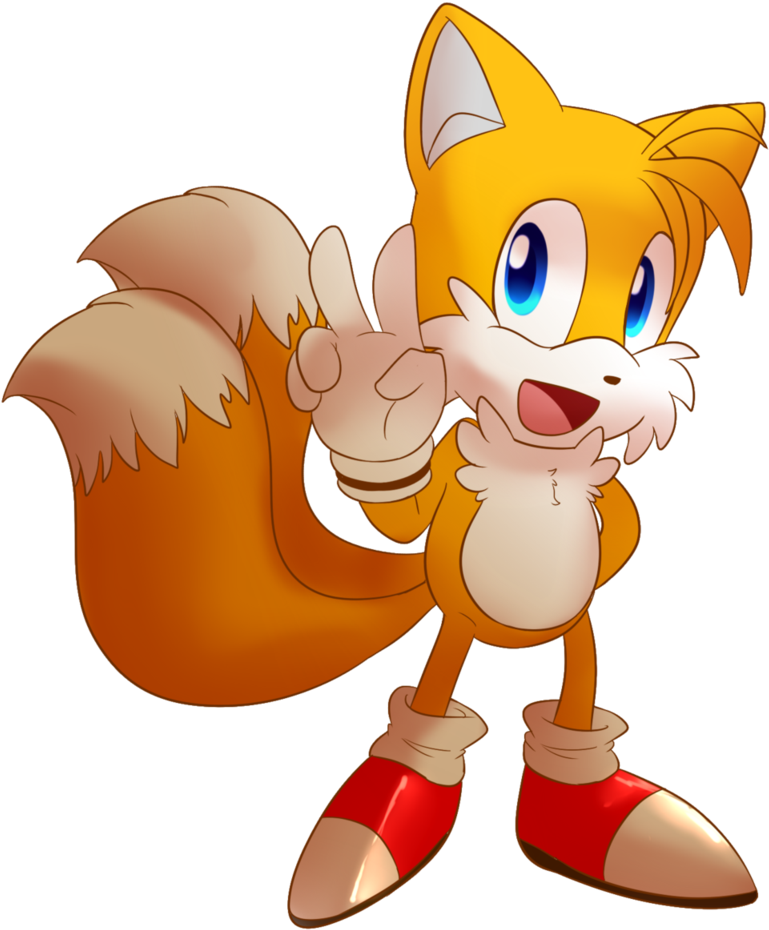 Tails Drawing By Baconbloodfire On Deviantart - Tails Drawing (820x975), Png Download
