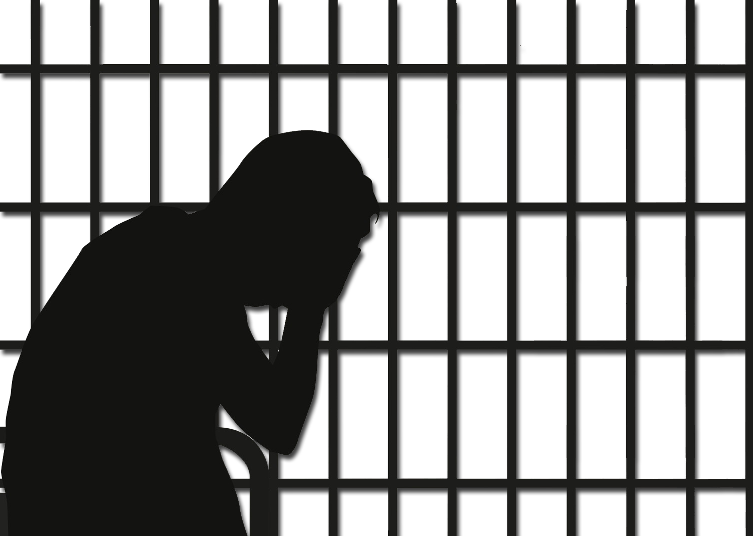 Prison Silhouette Transparent (1502x1069), Png Download
