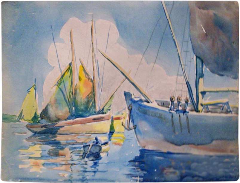Cancarneau - Painting (1024x1024), Png Download