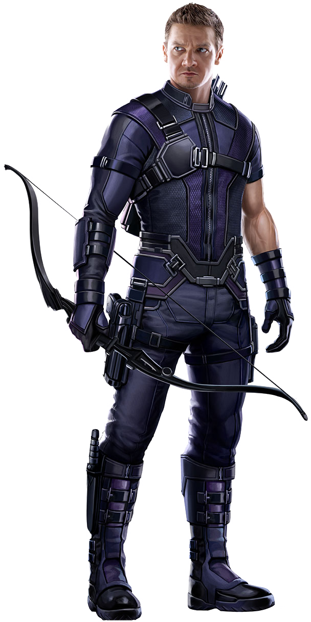 Hawkeye Png - Captain America Civil War Hawkeye (608x1216), Png Download