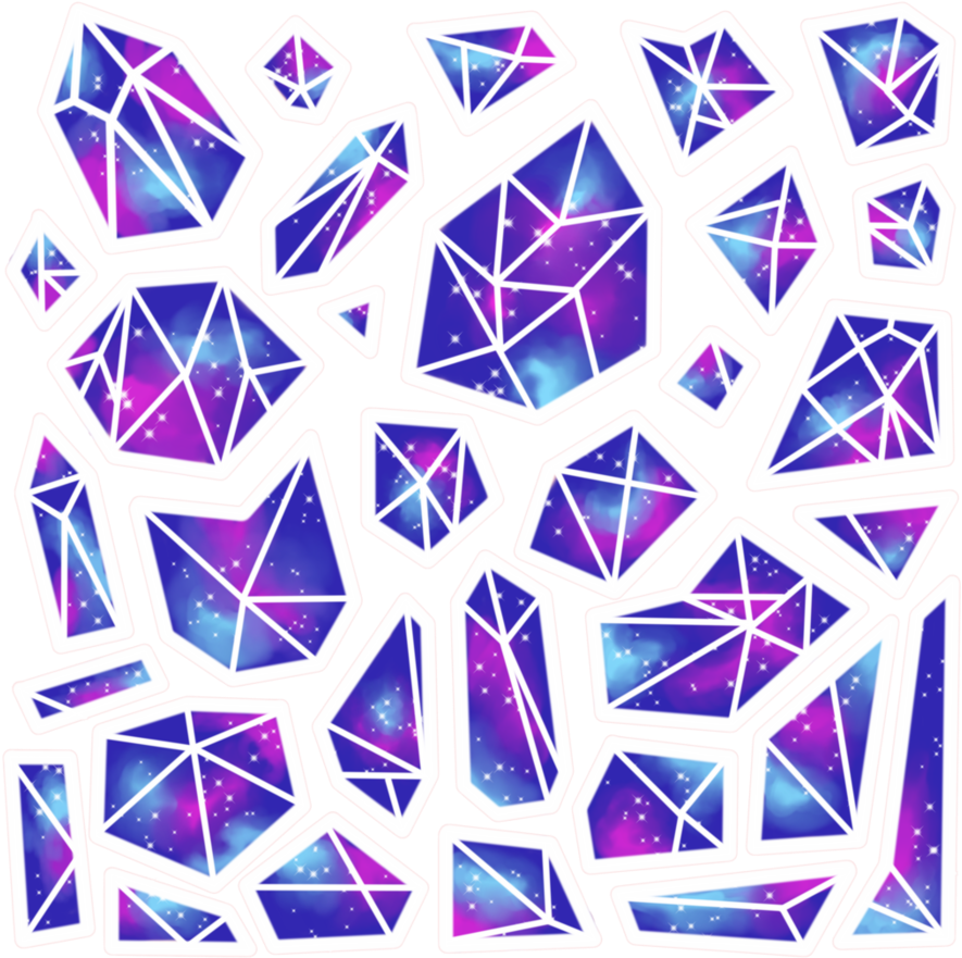 Royalty Free Library Drawing Gems Watercolor - Digital Art (894x894), Png Download