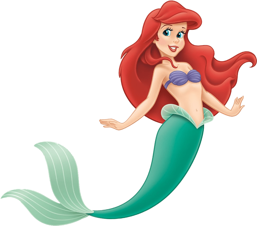 Download - Ariel Little Mermaid (1000x1000), Png Download