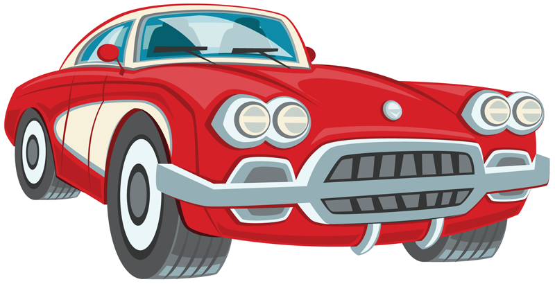 Classic Cars Clip Art Swing Cool Pinterest - Classic Car Clip Art (800x410), Png Download
