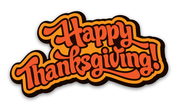 Happythanksgiving1 - Happy Thanksgiving Png Transparent (727x442), Png Download