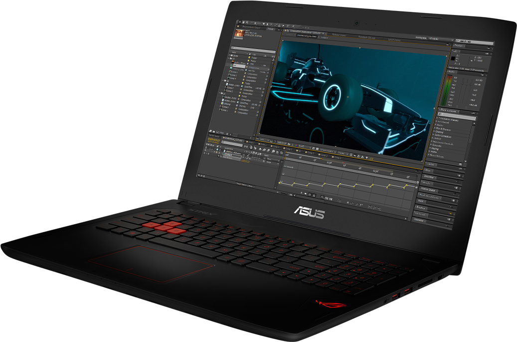 Up To 32gb Of Ddr4 - Asus Rog Gl502vt (1219x776), Png Download