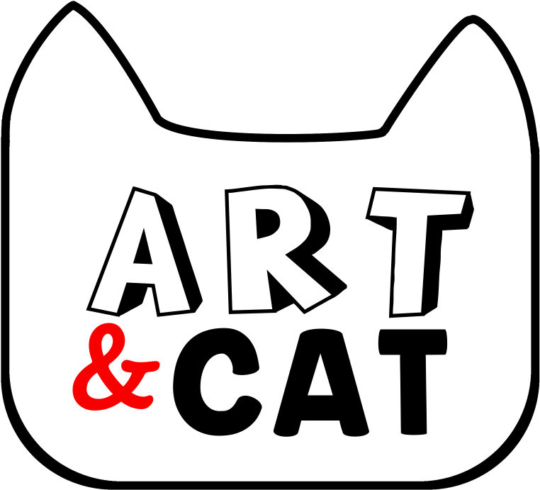 Art And Cat (1000x1000), Png Download