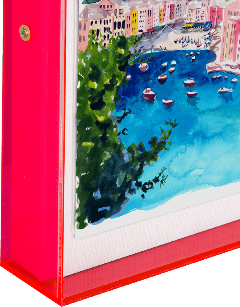 Max Plexibox Neon Pink - Painting (900x1125), Png Download