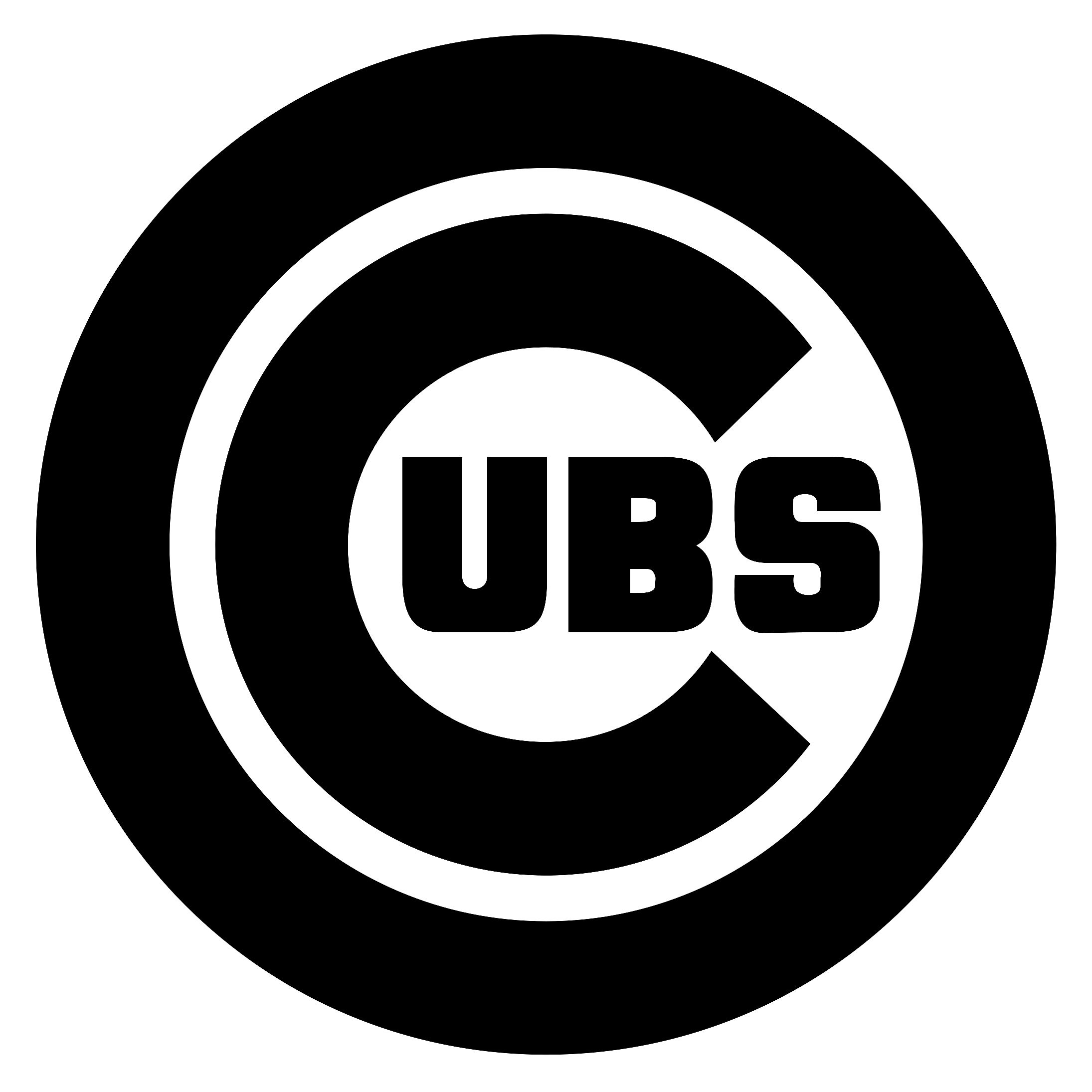 Chicago Cubs Logo Png Transparent - Chicago Cubs Galaxy S7 Edge Case - Cubs Embroidery (2400x2400), Png Download