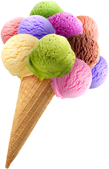 Big Ice Cream Cone Png Clipart Picture - Ice Cream Cone Png (401x600), Png Download