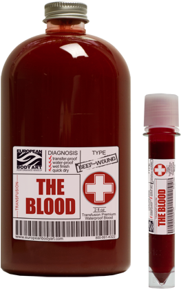 Zoom - European Body Art Blood (450x450), Png Download