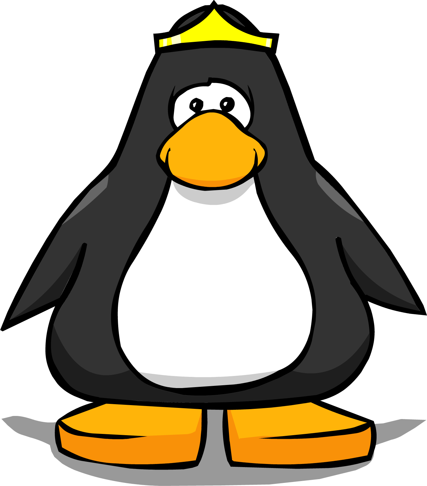 Tiara On Player Card - Penguin With A Medal (1380x1568), Png Download