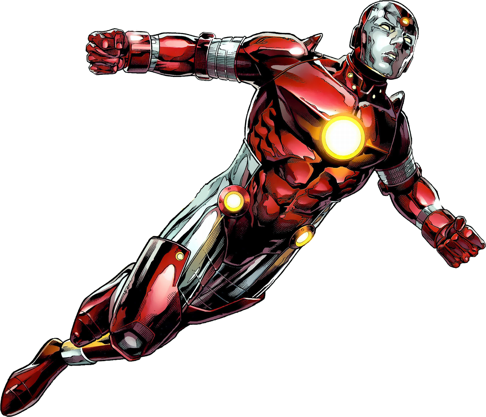 Iron Lad - Marvel Comics Iron Lad (1581x1369), Png Download