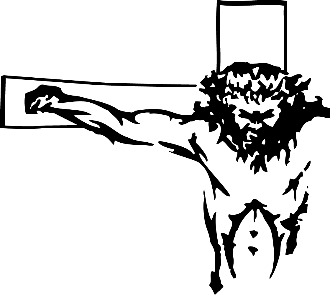 Jesus Raised Lazarus From Death - Cross Of Christ Png (1119x1003), Png Download