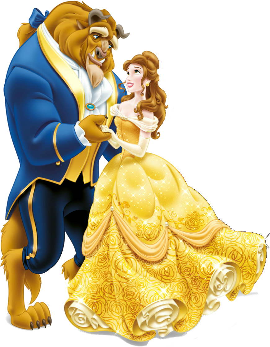 Images Of Belle From Beauty And The Beast - Belle And Beast Png (905x1144), Png Download