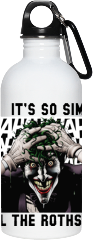 Omg Its So Simple We Kill The Rothschilds Oz Stainless - Joker: A Visual History Of The Clown Prince Of Crime (1024x1024), Png Download