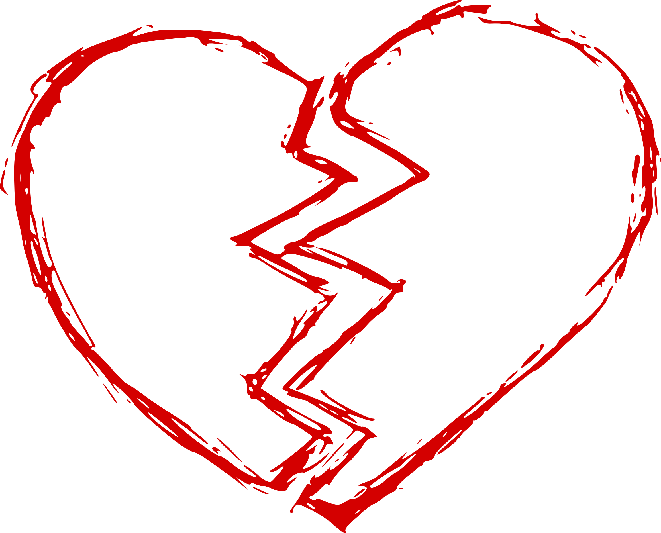 Image Free Stock Png Images Free Icons And Backgrounds - Broken Heart Transparent Background (2320x1871), Png Download