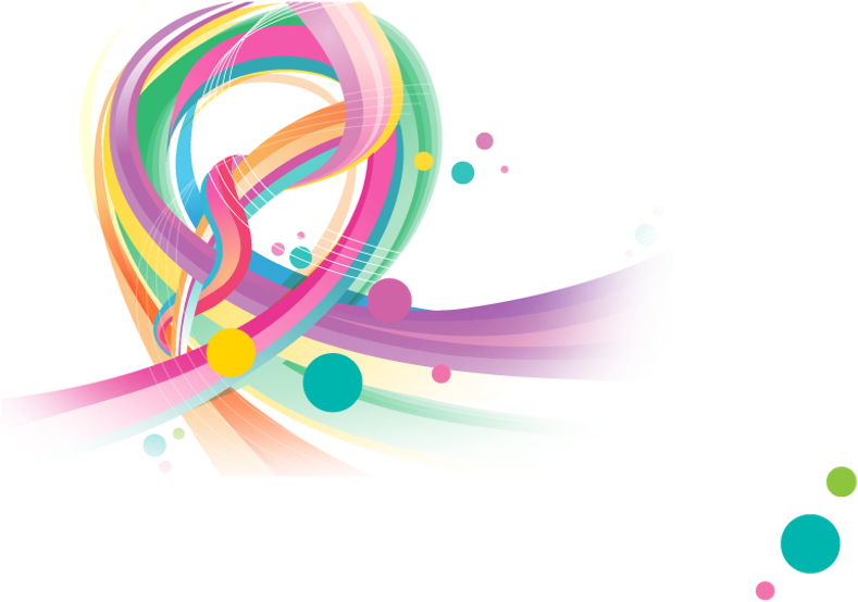 Ftestickers Watercolors Swirl Dots Abstract Colorful - Portable Network Graphics (1024x1024), Png Download