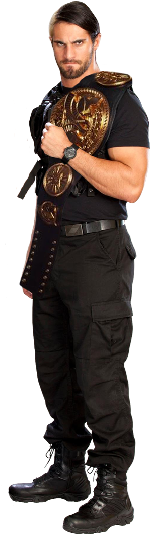 Seth Rollins Tag Team Champion By The Rocker 69 - Seth Rollins (480x1069), Png Download