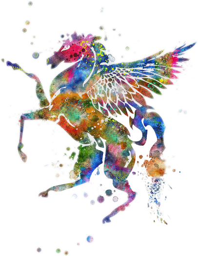 Report Abuse - Pegasus (406x525), Png Download