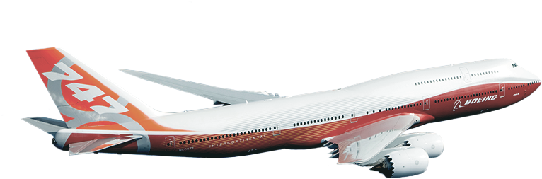 Boeing Commercial Airplanes (960x298), Png Download