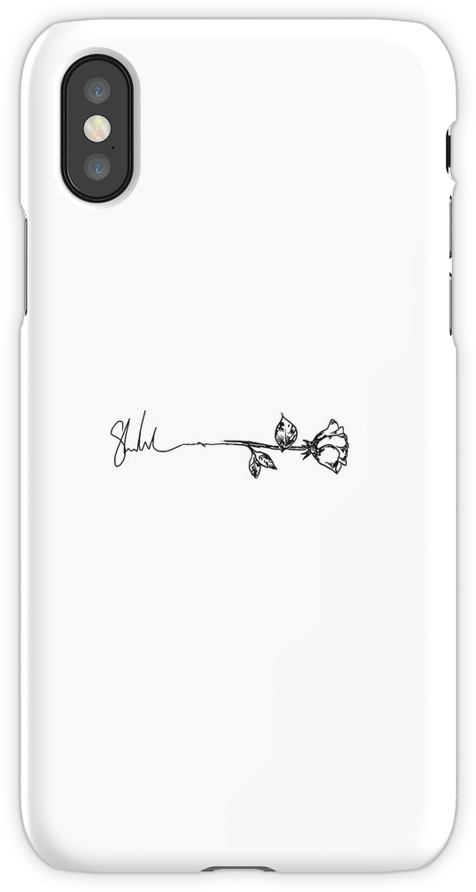 Shawn Mendes Signature Iphone X Snap Case - Don T We Phone Case Zach Herron (750x1000), Png Download
