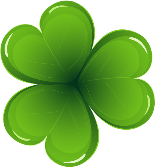 St Patricks Day Shamrock Png Clipart Image - St Patrick's Day Shamrock Clip Art (562x600), Png Download