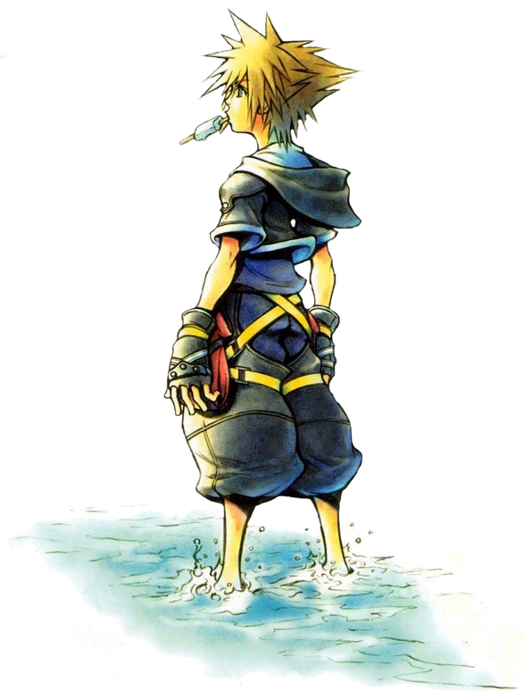 Kingdom Hearts Ii/weapons Strategywiki, The Video Game - Kingdom Hearts 2 Sora (586x774), Png Download