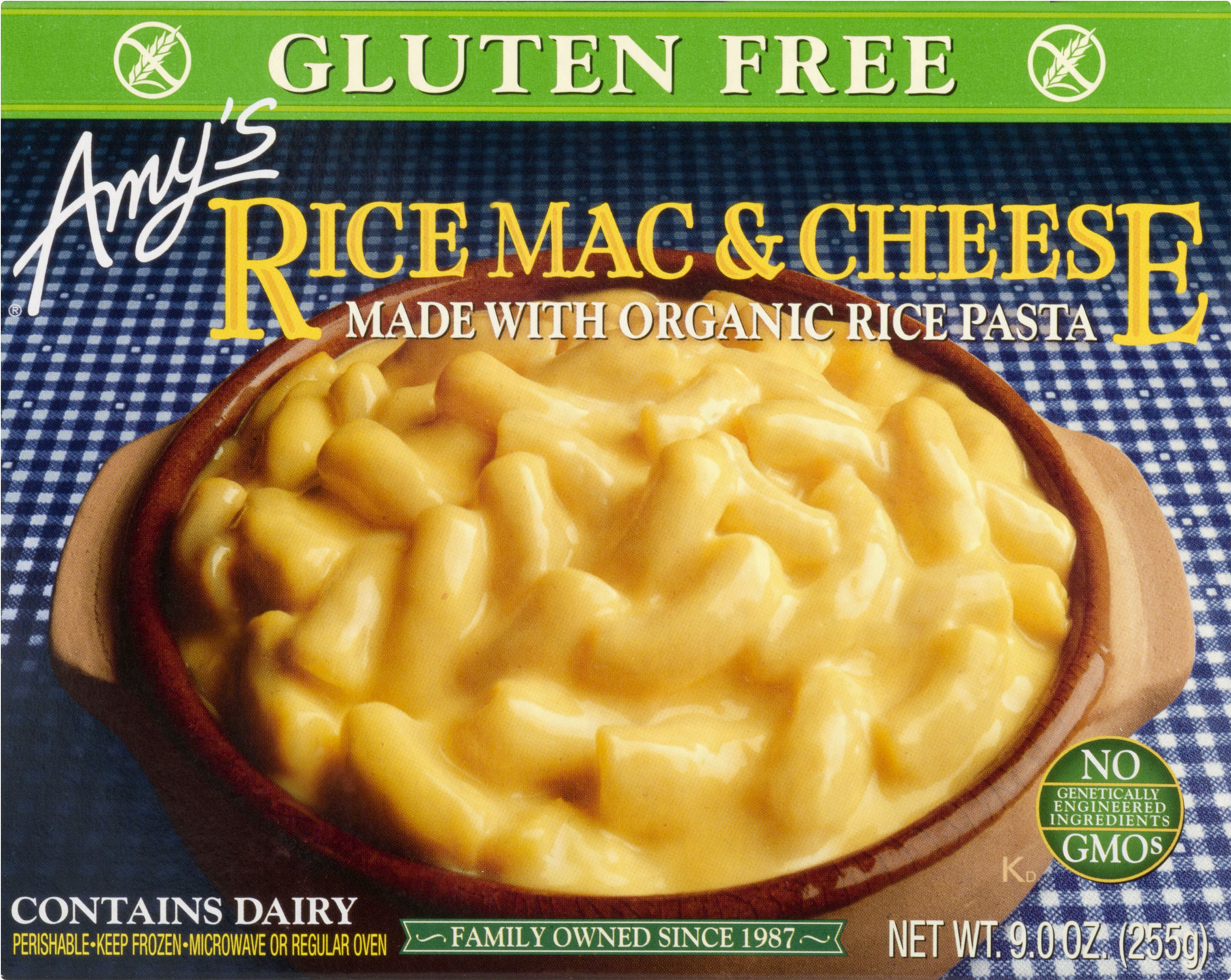 Amy's Rice Macaroni With Dairy Free Cheeze - 8 Oz Box (1800x1800), Png Download
