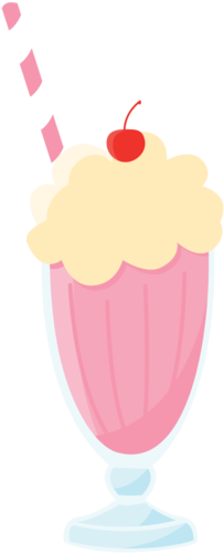 Cute Ice Cream Minus Pinterest Clip - Soda Shop Clip Art (286x555), Png Download
