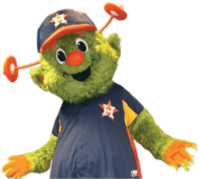 Houston Astros Mascot - Happy Birthday From Houston Astros (400x400), Png Download