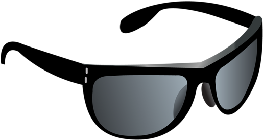 0, - Clipart Black And White Sunglasses (600x354), Png Download