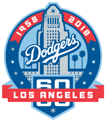 No Baseball Team Has Repeated As Champion, And No Champion - Los Angeles Dodgers 60th Anniversary Logo (351x404), Png Download