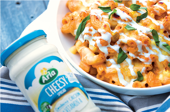 Mac N' Cheese - Arla Foods (923x426), Png Download