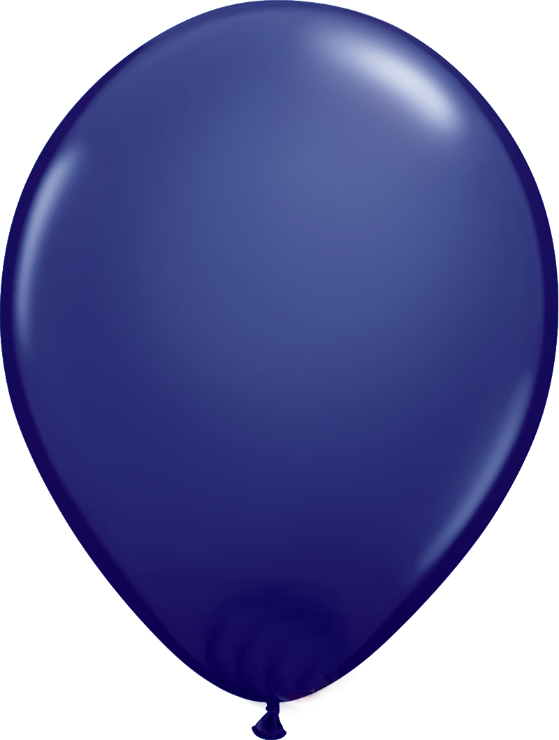 Clipart Balloon Dark Blue - Dark Blue Balloon Clipart (800x1059), Png Download