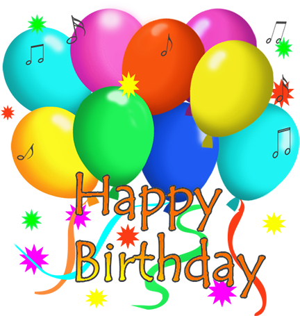 Lots Of Birthday Balloons And Greeting - Happy Birthday Balloon Gifs (472x472), Png Download