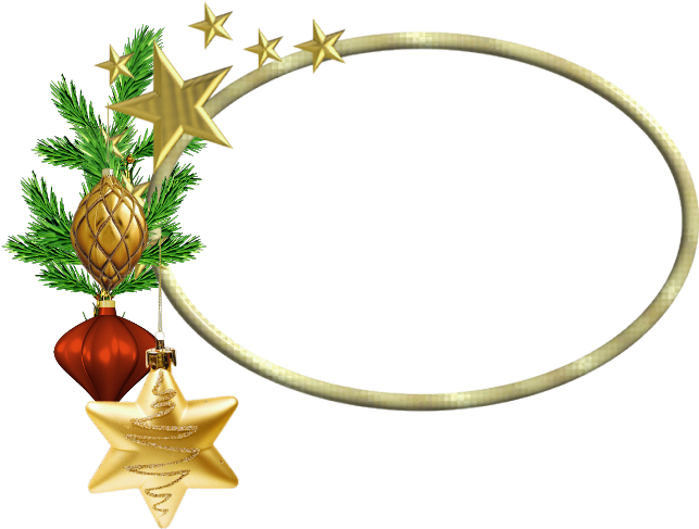 Oval Frame Png - Christmas Oval Border Png (649x495), Png Download