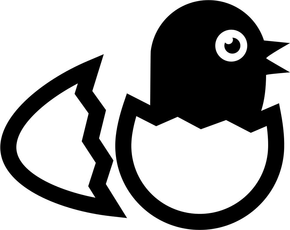 Bird In Broken Egg From Side View Comments - Se Um Ovo Se Rompe Por Uma Força Exterior (981x780), Png Download