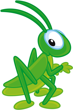 Clip Art And Cricut Explore Projects - Cricket Bug Clipart (343x500), Png Download