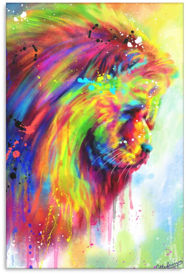 Chow Chow Canvas Wrap 1603-1 - Painting (900x900), Png Download