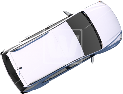 Car From Top Png - Hatchback (550x366), Png Download