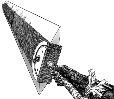 Dragonslayer, Gut's Sword - Buster Sword Vs Dragonslayer (500x437), Png Download