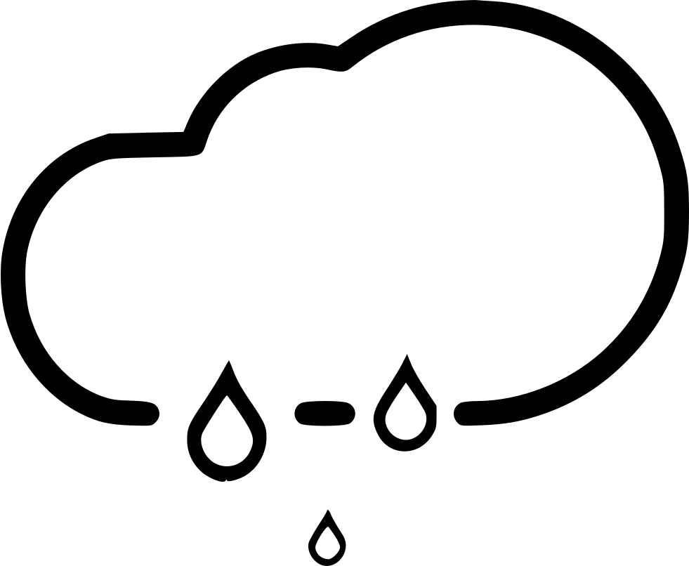 Cloud Rain Comments (981x806), Png Download
