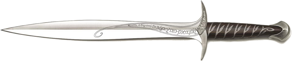 Download Transparent Sword Png Image - Uc1264 - United Lotr Sting. - PNGkit