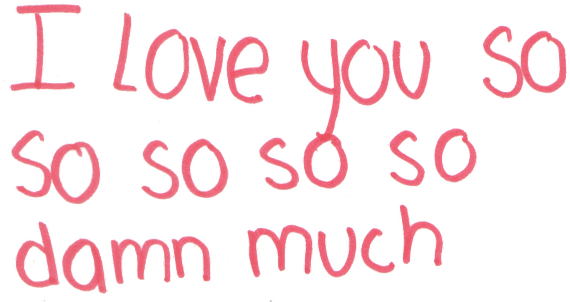 Damn I Love You I Love You So Much Love Favim - Overlays Transparent Tumblr Love Png (610x336), Png Download