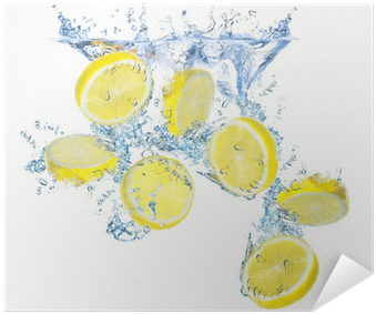 Lemons And Water Splash - Health (400x400), Png Download