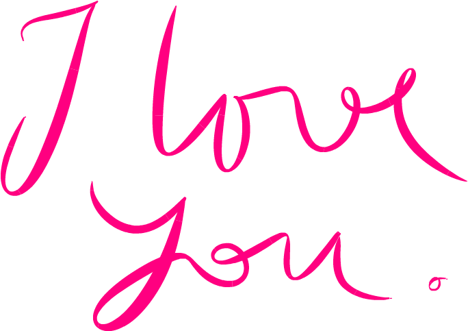 I Love You Png - Girl's Notebook (800x600), Png Download