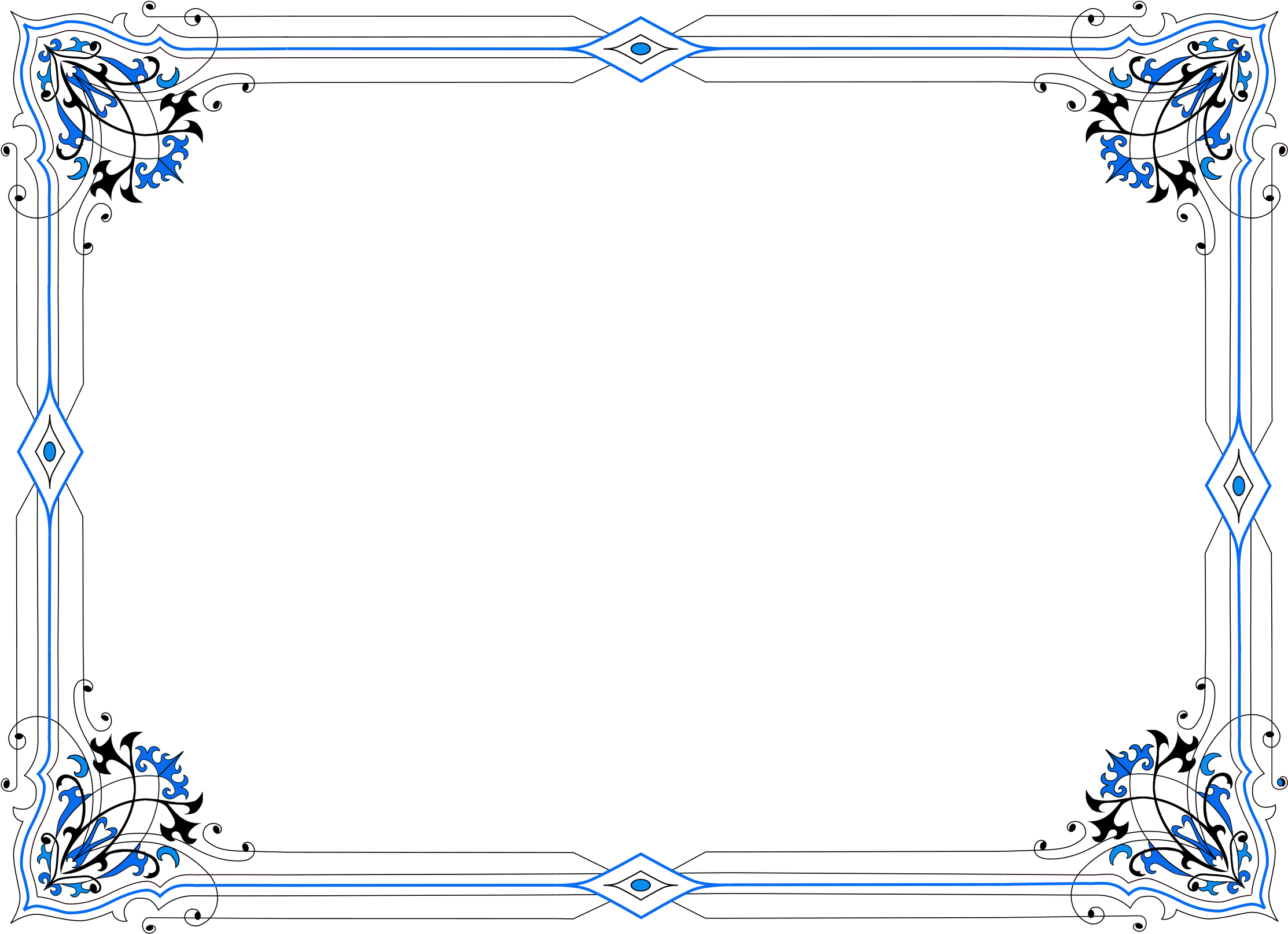 This Free Icons Png Design Of Border (2400x1691), Png Download