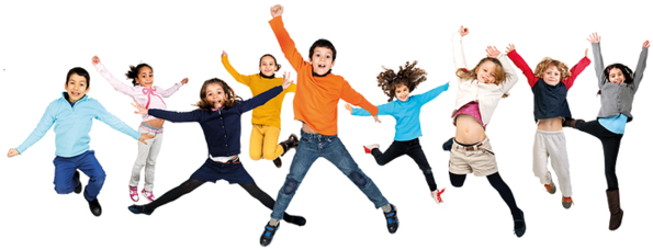 Hip-hop Dance Classes - Children Jumping (640x231), Png Download