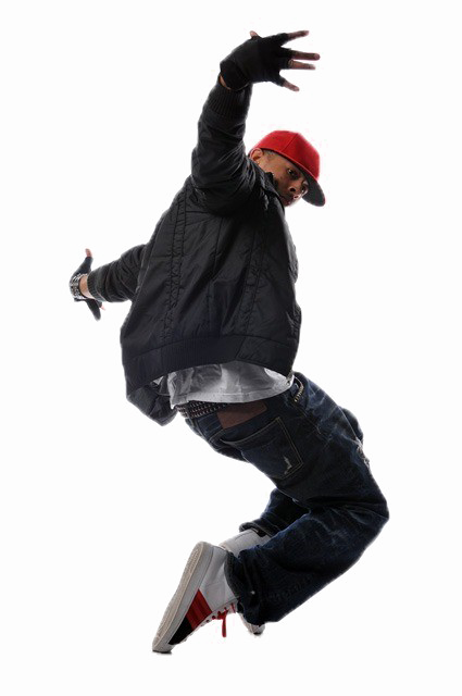Action Dance Png Clipart - B Boy Dance Png (425x640), Png Download